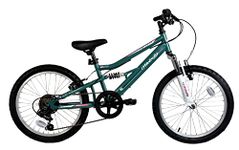 Dallingridge Melody 20" Girls Full Suspension Mountain Bike - Metallic Teal/White