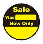 Sale Price Promotional Label,2 inch 300pcs Sale was Only Price Sticker for Garage Retail