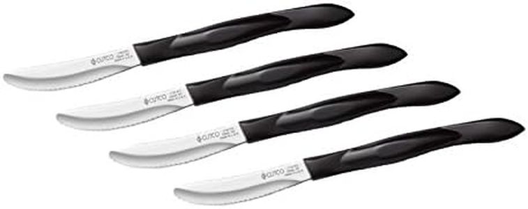 Cutco Knives 4 Piece Table Knife Set with Westwood Gourmet Micro Fiber Polishing Cloth (1759) with (1745) Tray (Table Knives)