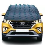 AUTOUNIKO Waterproof Spike Car Cover for Hyundai I20 for Dogs & Monkeys Complete Protection from Street Dogs & Monkeys Compatible with All Hatchback,Sedan and SUV Cars 13.4 Feet Universal Size