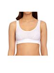 Sloggi Women's Double Comfort Top Everyday Bra, White, 38 UK