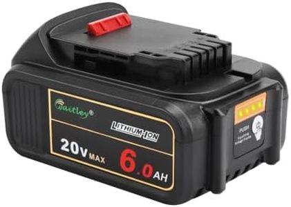 waitley 20V 6.0A Replacement Battery Compatible with Dewalt DCB200 DCD DCF DCG Series Cordless Power Tools