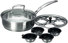 Scanpan - Satin 18/10 Stainless Steel Induction Egg Poaching Set 20cm