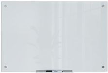 U Brands Glass Dry Erase Board, 35"