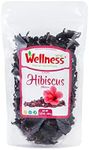 Wellness Organic Hibiscus Tea: Keydried Flowers, Hibiscus Leaves - Premium Dried Hibiscus Flower Tea for a Refreshing and Healthful Brew