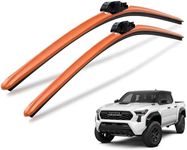 Clix Wipers For Toyota Tacoma (16"/16") Orange Windshield Wiper Blades, All-Weather Replacement Wipers - Complete Front Set of 2, Includes Quick Connect Clips (1995-2004)