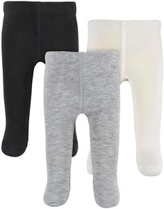 Gerber Baby Girls' Toddler Footed Sweater Knit Tights, Grey Heather, 0-6 Months