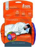 SOL® Thermal Bivvy Orange Durable Waterproof Windproof Reflects 80% Body Heat First Aid ReUsable Blanket Hiking Hunting Backpacking Walking Outdoor Emergency Search and Rescue
