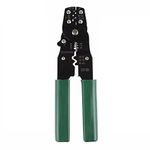 Novo Self-Adjusting Insulation Wire Stripper. For stripping wire, Automatic Wire Stripping Tool/Cutting Pliers Tool, Automatic Strippers with Cutters & Crimper Wire (Green)