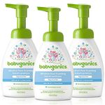 Babyganics Alcohol-Free Foaming Hand Sanitizer, Fragrance Free, 8.45oz Pump Bottle (Pack of 3)