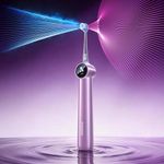 RANVOO AirJet II [Upgraded Jet Clean] Sonic Electric Toothbrush, 100% Plaque Removal, White for Adult Protect Gum Orthodontic Teeth Clean Rechargeable Gift with 3 Pro Brush Heads, Purple