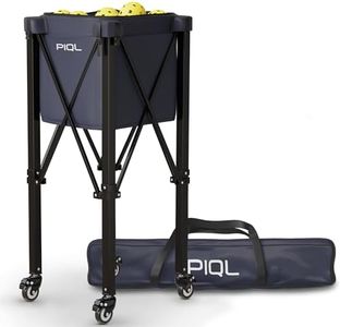 Pickleball Ball Caddy Navy Blue - 100 pickleball capacity wheeled cart - pickleball storage bag - pickle ball equipment for practice - pickleball training - Tennis Ball Hopper - Tennis Ball Caddy