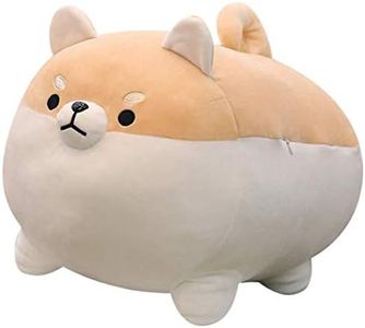 Auspicious beginning Stuffed Animal Shiba Inu Plush Toy Anime Corgi Kawaii Plush Soft Pillow Doll Dog, Plush Toy Best Gifts for Girl Boy 15.7" Brown