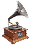 Gramophone Player Original Music Box Gramophone Speaker Gramophone Record Player 2 Record disc Free TD Art