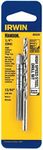 IRWIN Drill And Tap Set, 1/4-Inch - 20 NC Tap and 13/64-Inch Drill Bit (80230)