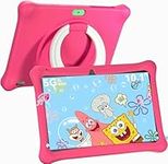 SGIN Kids Tablet 10 Inch Android 13 Quad Core 2GB RAM 64GB ROM, HD IPS Screen, Parental Control, Kid Educational Games, 5000 mAh, 2.4G WiFi, Bluetooth, with Child-Friendly Case (Pink)