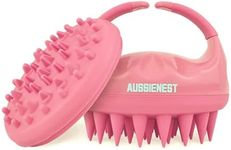 Aussienest Hair Scalp Massager Shampoo Brush Shower Scrubber, Soft Silicone Bristles For hair wash with Body Brush Attachment that Removes Dandruff And stimulate Hair Growth – Pink