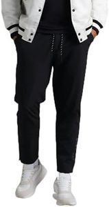 Municipal Men's SportCross Easy Pants, Black, Medium