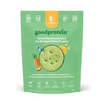 Good Protein Greens Superfood Powder Juice - 100% Natural Digestive Enzyme Greens Powder | Vegan Non-GMO Gluten Free Vitamins Green Powder - Organic Alfalfa Wheat Barley Grass Spirulina Powder | 225g Tropical Fruit