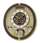 Seiko Melodies in Motion Wall Clock, Golden Chandelier