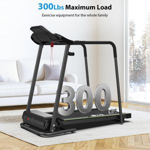 CIIHI Senior Walking Treadmill – Foldable, Long Handrails, 300 lbs Capacity, Heart Rate Monitor