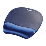 Fellowes Memory Foam Mouse Mat with Wrist Support - Ergonomic Mouse Pad for Computer Laptop - Sapphire