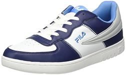 Fila Men's NOCLAF Sneaker, White-Lichen Blue, 12.5 UK