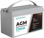 Safetex 12V 170Ah AGM Deep Cycle Le