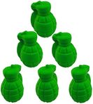 Stress Relief Squeezable Foam Green Grenade Package of Six (6)