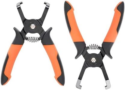 PLATATO 2PCS Disconnect Pliers Set EVAP and Fuel Line Disconnect Tool Set Includes 40 Degree and 85 Degree Automotive Universal Electrical Connector Pliers 7.28 Inch