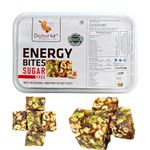 DRY FRUIT HUB Energy Bites Sugar Free 500 Gm | With Sweetness Of Dates | Dry Fruit Chikki | Healthy Snacks With Goodness Of Kaju Badam Pista Dates And Pure Ghee | Dates Barfi