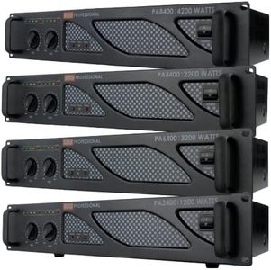 EMB Pro PA8400 Rack Mount Professional DJ Power Amplifier 4200W PA Band Club For HOME DJ KARAOKE ENTERTAINMENT