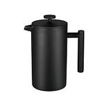 Oliver's Kitchen ® 1 Litre French Press Coffee Maker - Exclusively For Coffee Lovers - Enjoy Pure Authentic Coffee At Home - Stylish Design with Double Wall Thermal Insulation