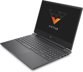 HP Victus 15.6" Gaming Laptop – Ryzen 7, RTX 3050, 8GB RAM, 512GB SSD, Silver