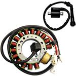 Zoom Zoom Parts Ignition Coil Magneto Stator for Yamaha Kodiak 400 1993 1994 1995 1996 1997 1998 NEW