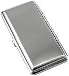 Skyway Westin Silver Cigarette Case for 120's - Durable Metal Cigarette Holder Case, Elegant Silver Finish, Slim Design for Men & Women, Ideal for Daily & Formal Use