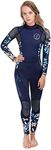 Seavenger Alpha 3mm Neoprene Fullsuit Wetsuit (Dark Floral, 5)