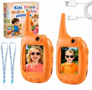 Kids Video Walkie Talkies, 3280ft Range, HD Camera, Type-C Rechargeable