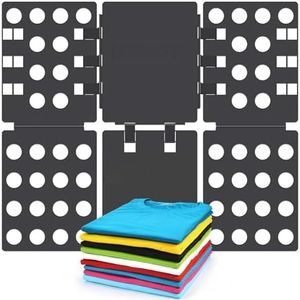 romsrbutfo Clothes Folding Board PP Plastic Black