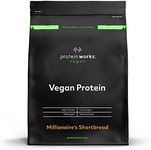 Vegan Protein Powder | 100% Plant-Based & Natural | Gluten-Free | Zero Cruelty | Low Fat Shake | THE PROTEIN WORKS | Millionaire's Shortbread | 1 kg