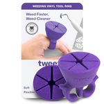 tweexy Craft Vinyl Weeding Scrap Collector Ring | Weeding Tools for Vinyl Heat Transfer, HTV Crafting & Adhesive Paper Sheets Holder | Portable Heat Press Accessories and Supplies (Royal Purple)