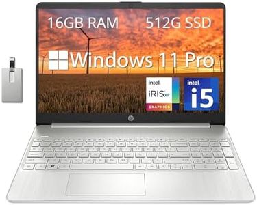 HP 15.6" FHD Business Laptop, Intel Core i5-1135G7, 16GB DDR4 RAM, 512GB PCIe SSD, Intel Iris Xe Graphics, Numpad, Webcam, Wi-Fi 5, Bluetooth, Silver, Win 11 Pro, 32GB Hotface USB Card