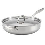 Breville Thermal Pro Clad Stainless Steel 5-Quart Covered Sauté with Helper Handle