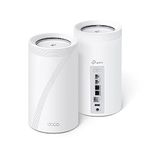 TP-Link Deco BE33000 Quad-Band WiFi 7 Mesh System (Deco BE95) - Coverage up to 7800 Sq.Ft, AI-Driven Smart Antennas, 10G Multi-Gig Ethernet ports, Replaces Router and Extender 2-Pack