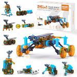 STEM 25-in-1 Education DIY Solar Power Robots Toys for Kids Age 8-16, Cool Ideal Gifts for Boys, Building Toys Science Kits Robotics Set STEM Project Gifts for 8 9 10 11 12+ Years Old Boy Girls Teens
