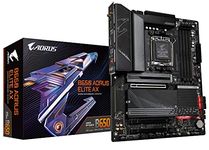 GIGABYTE B650 AORUS Elite AX (AM5/ LGA 1718/ AMD B650/ ATX/ 5-Year Warranty/ DDR5/ M.2/ PCIe 5.0/ USB 3.2 Gen2X2 Type-C/WiFi 6E/ 2.5GbE LAN/Q-Flash Plus/EZ-Latch/Gaming Motherboard)