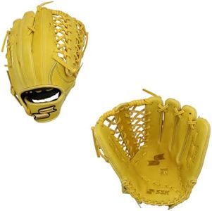 SSK Z7 Specialist Outfield Baseball Glove –12.5” - 12.75” – Right & Left Hand Throw (12.75" - Right Hand Throw, Yellow Tan)