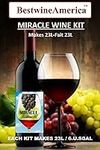 BestwineAmerica Miracle Wine Shiraz red style grape extraction- wine kit makes 23L of wine