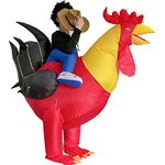 ERSTUME Inflatable Rooster Costume, Inflatable Fancy Dress and Halloween Costumes, Rider Costume for Christmas Birthday Wedding Easter Party