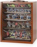 Cathyeen Miniature Display Case Display Cases for Collectibles Miniatures Storage Case Display Shelves Shelf for Collectibles for Mini Action Figures Valuable Collectibles or Crystal Stone